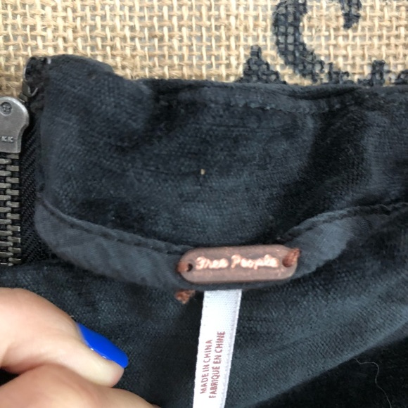 NEW{Free People} Vegan Suede Mini Skirt - Picture 2 of 6